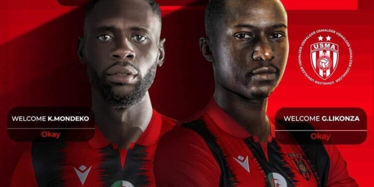Football : arrivés fin contrats avec Mazembe, Kevin Mondeko et Glody Likonza signent en Algérie