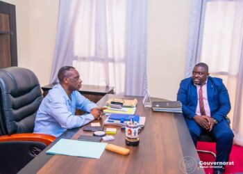 Kasaï-Oriental: Junior Ndomba annonce au Gouverneur l’installation de l’Agence Congolaise de Promotion Immobilière à Mbujimayi