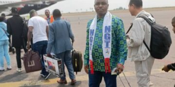 Kasaï-Oriental : le conseiller Junior Kabanga conduit l&rsquo;équipe d&rsquo;avance du VPM de l&rsquo;intérieur à Mbujimayi, en prévision du lancement de la construction d&rsquo;une cimenterie à Katanda