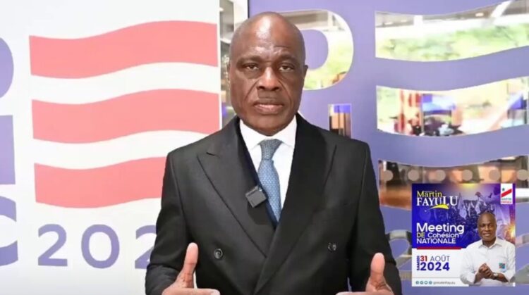 RDC : Martin Fayulu appelle au dialogue sous l&rsquo;égide de l&rsquo;église catholique
