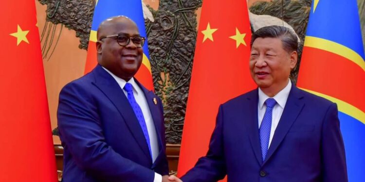 Chine – RDC : Félix Tshisekedi reçu par son homologue chinois, Xi Jinping