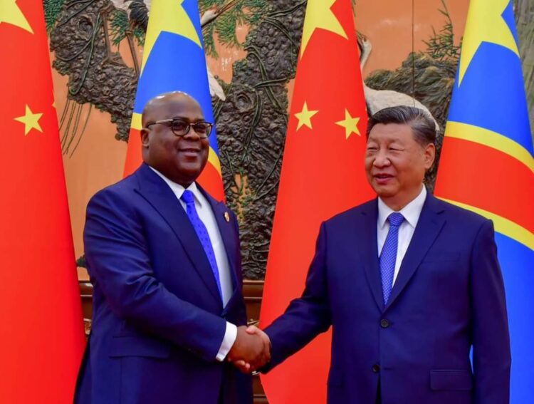 Chine – RDC : Félix Tshisekedi reçu par son homologue chinois, Xi Jinping