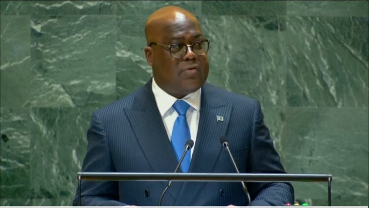 RDC : À la tribune de l&rsquo;ONU, Félix Tshisekedi exige à nouveau des sanctions contre le Rwanda