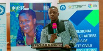 Goma : Forum régional de la jeunesse de l&rsquo;EAC, Claude Mbuyi appelle les jeunes à faire pression sur leurs gouvernements pour la fin de la guerre de l&rsquo;Est