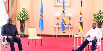 RDC – OUGANDA : tête-à-tête entre Félix Tshisekedi et Youweri Museveni à Entebe