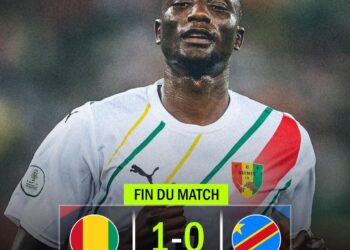 Éliminatoires CAN 2025 : la Guinée met fin à série d&rsquo;invincibilité de la RDC