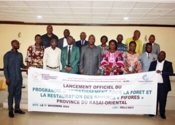 Mbujimayi : Lancement du Programme d’Investissement pour la Forêt et la Restauration des Savanes (PIFORES)