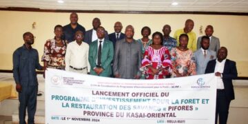 Mbujimayi : Lancement du Programme d&rsquo;Investissement pour la Forêt et la Restauration des Savanes (PIFORES)
