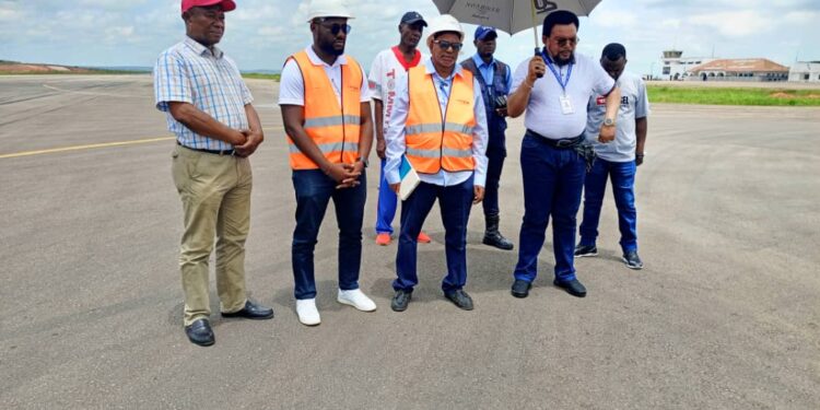 Construction de l’aéroport international de Mbujimayi : le commandant RVA Romain Tshinyama fixe l&rsquo;opinion sur l&rsquo;arrêt partiel des travaux 