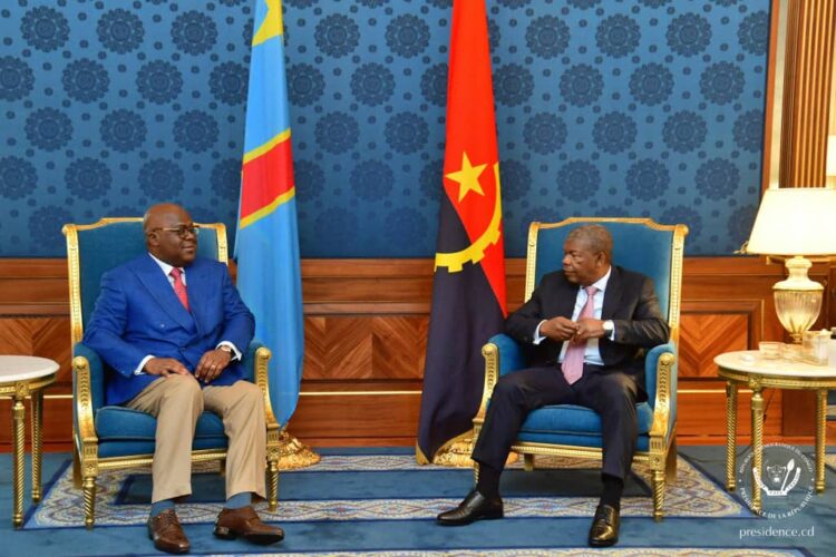 Agression rwandaise : Félix Tshisekedi reçu en Angola par João Lourenço