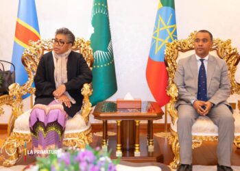 RDC : la première ministre représente Félix Tshisekedi au conseil de paix et sécurité de l&rsquo;UA