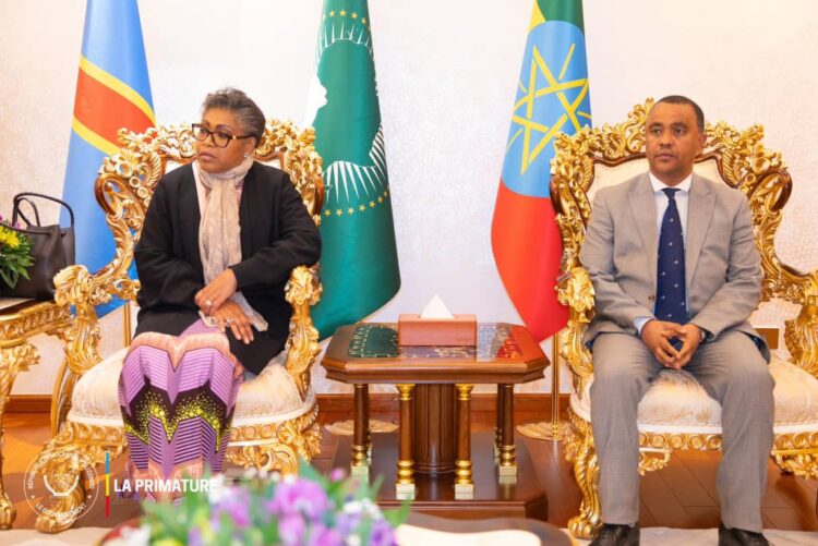 RDC : la première ministre représente Félix Tshisekedi au conseil de paix et sécurité de l&rsquo;UA