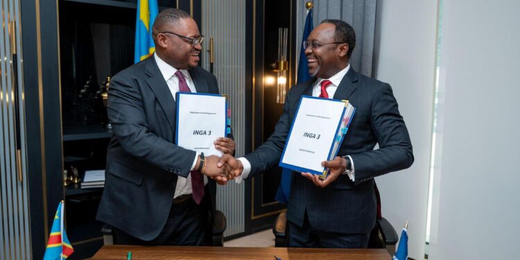 RDC : Programme de développement Inga 3, le gouvernement signe avec la banque mondiale pour près de 2 milliards de dollars