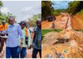 Kisangani: Le Ministre  des ITP inspecte les travaux de réhabilitation de la RN4