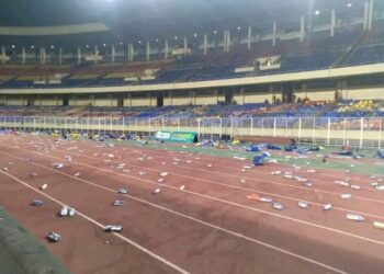 RDC : la ministre de la jeunesse déplore les dégâts causés au stade des Martyrs après le match contre le Sénégal