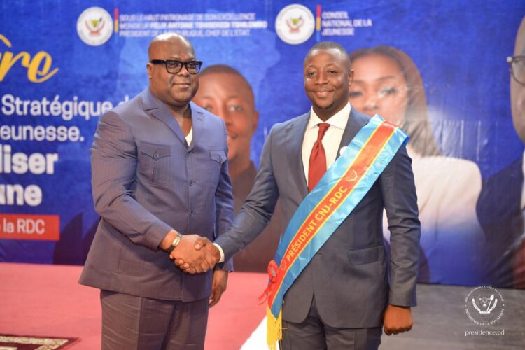 RDC : Le Président Tshisekedi investit le bureau Claude Mbuyi à la tête du CNJ et remobilise la jeunesse