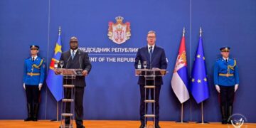 Diplomatie : Félix Tshisekedi et Aleksandar Vučić renforcent la coopération stratégique entre la RDC et la Serbie