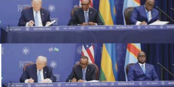 Washington : Tshisekedi et Kagame signent un accord présenté comme un “tournant historique”, malgré une méfiance persistante