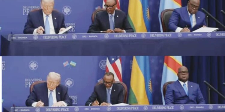Washington : Tshisekedi et Kagame signent un accord présenté comme un “tournant historique”, malgré une méfiance persistante
