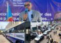 RDC : historique, Maître José Mpanda dote l’administration des PTNTIC de bus et véhicules de service
