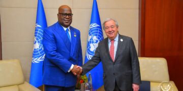 RDC: le Président Tshisekedi et le secrétaire général de l’ONU s’accordent sur l’opérationnalisation urgente du cessez-le-feu en RDC