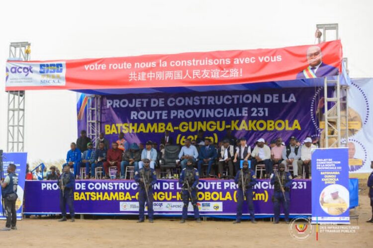 Kwilu : John Banza lance les travaux de la route Batshiamba–Gungu–Kakobola et relance l’espoir du désenclavement de la région