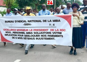 MIBA : les agents annoncent une série d&rsquo;actions pour exiger le paiement de huit mois d’arriérés de salaires