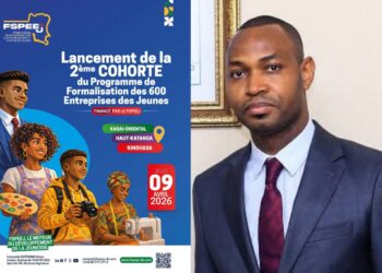 RDC : 600 entreprises des jeunes bientôt formalisées avec l’accompagnement du FSPEEJ, le Kasaï-Oriental, Kinshasa et le Haut-Katanga ciblés