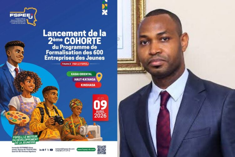 RDC : 600 entreprises des jeunes bientôt formalisées avec l&rsquo;accompagnement du FSPEEJ, le Kasaï-Oriental, Kinshasa et le Haut-Katanga ciblés