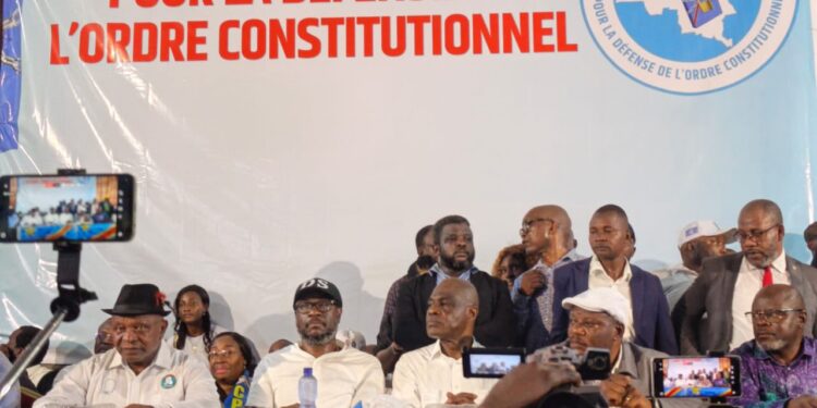 RDC : l’opposition lance la “Coalition Article 64” pour contrer tout projet de 3e mandat du régime Tshisekedi