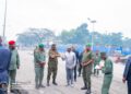 Kinshasa : assainissement autour de Zando, l’armée mobilisée, Muadiamvita en inspection