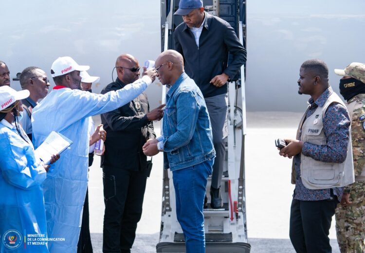RDC – lutte contre Ebola : Roger Kamba et Patrick Muyaya à Bunia pour renforcer le dispositif  de riposte