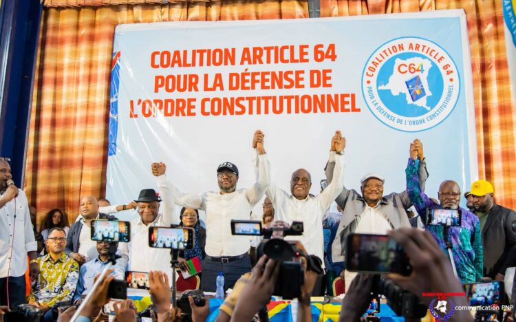 RDC : la coalition C64 appelle à une “ville morte” le 3 juin contre le projet de changement de la constitution