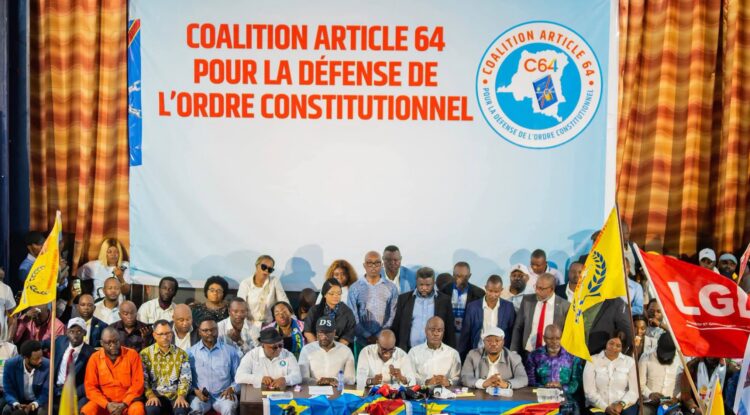 RDC : la coalition C64 appelle à une “ville morte” le 3 juin contre le projet de changement de la constitution