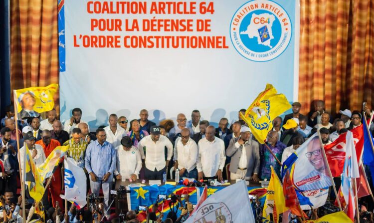 RDC : la coalition Article 64 reporte le dépôt de sa plainte contre Félix Tshisekedi, le temps de rassembler les preuves