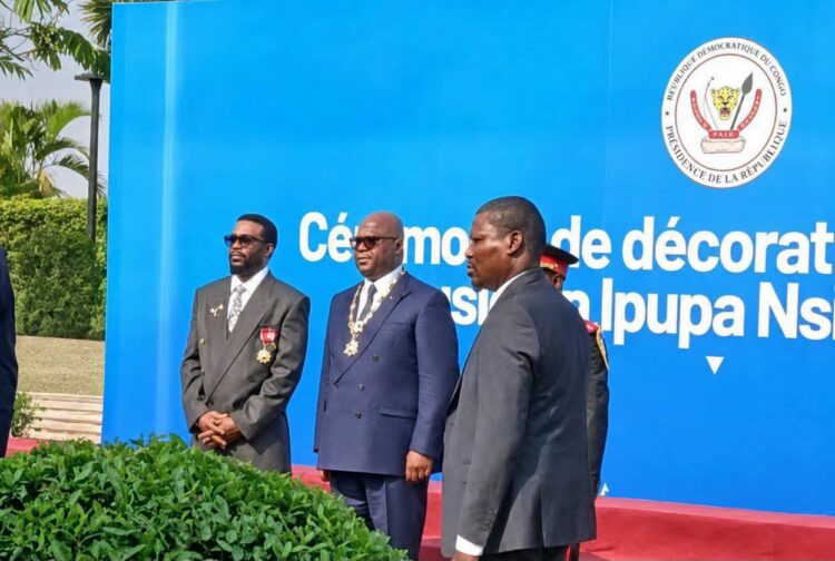 RDC : Fally Ipupa élevé au rang de Chevalier de l’Ordre national du Léopard