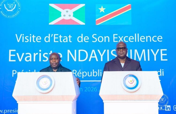 RDC – Burundi : Tshisekedi et Ndayishimiye renforcent leur alliance pour la paix, l’intégration régionale et la lutte contre Ebola