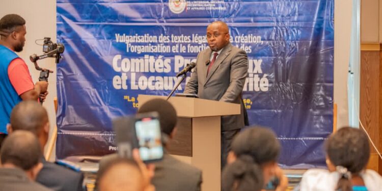 RDC : le VPM Jacquemain Shabani mobilise les confessions religieuses autour du fonctionnement des comités provinciaux et locaux de sécurité