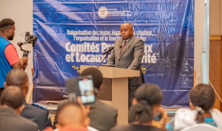 RDC : le VPM Jacquemain Shabani mobilise les confessions religieuses autour du fonctionnement des comités provinciaux et locaux de sécurité