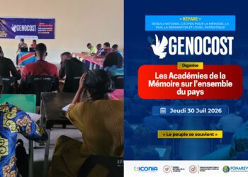 GÉNOCOST : le consortium RÉPARE lance les Académies de la Mémoire pour former les Ambassadeurs de la Réparation à travers la RDC