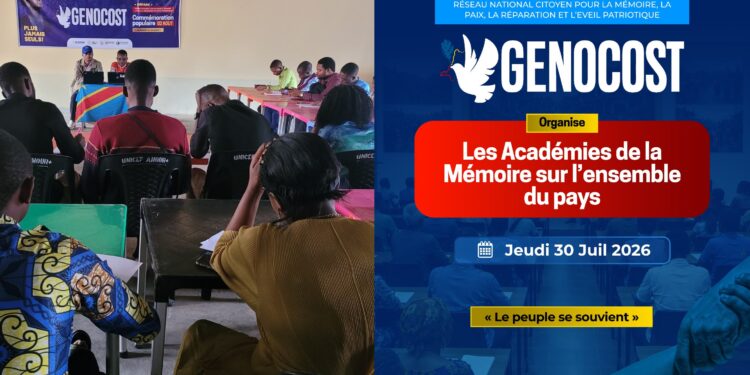GÉNOCOST : le consortium RÉPARE lance les Académies de la Mémoire pour former les Ambassadeurs de la Réparation à travers la RDC