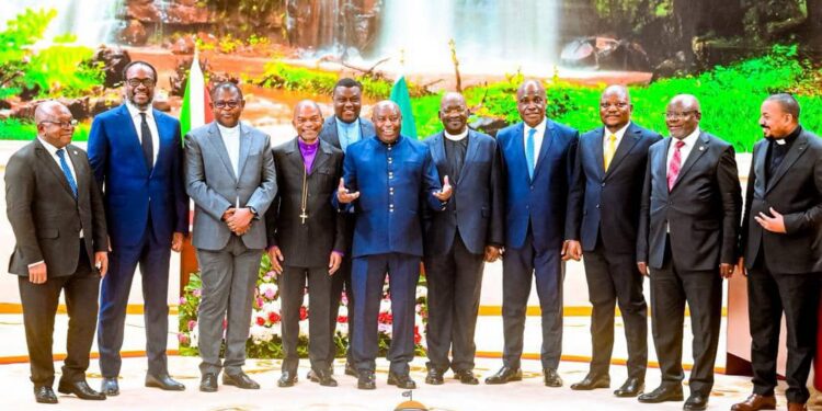RDC-Burundi : le président de l’Union africaine Évariste Ndayishimiye reçoit l’opposition et les confessions religieuses congolaises