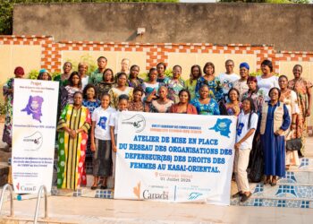 Kasaï-Oriental : les organisations féminines se dotent d’un réseau provincial pour renforcer la défense des droits des femmes