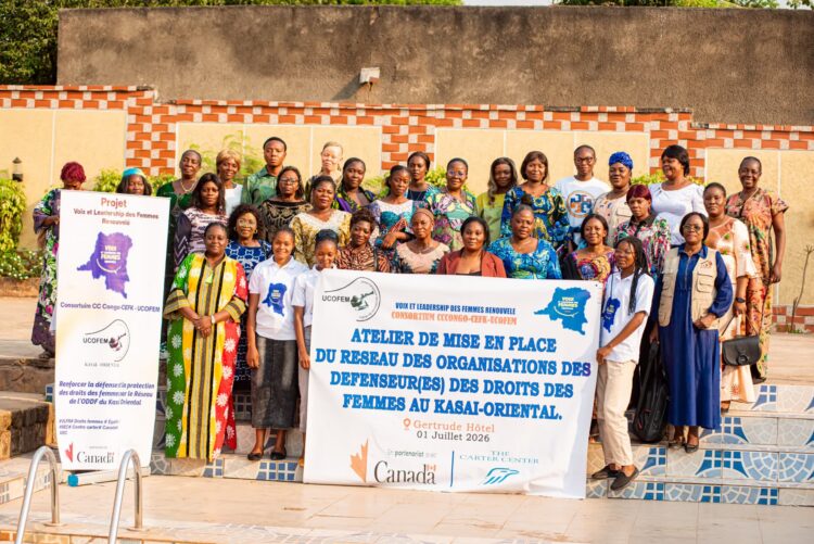 Kasaï-Oriental : les organisations féminines se dotent d&rsquo;un réseau provincial pour renforcer la défense des droits des femmes