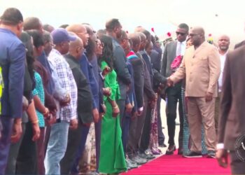 RDC : le Président Félix Tshisekedi accueilli avec faste à Mbujimayi