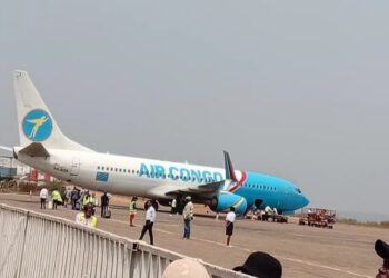 Mbujimayi : un incident technique perturbe un vol Air Congo à destination de Kinshasa
