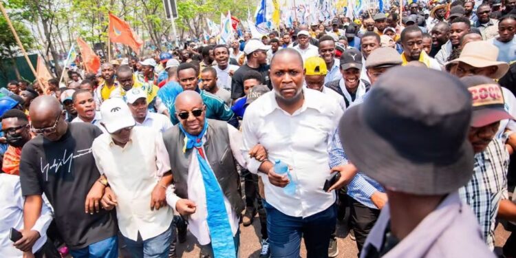 RDC : marche de la C64 contre le changement de Constitution, une mobilisation en demi-teinte