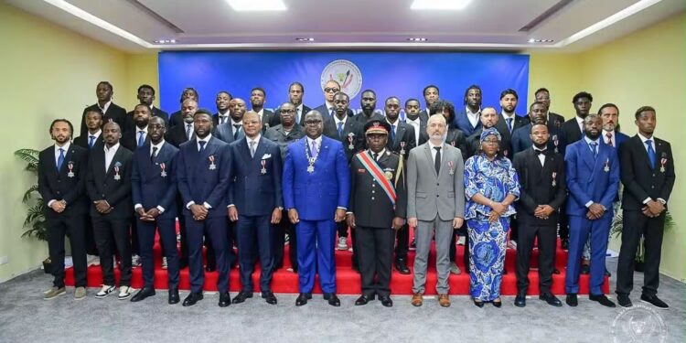 RDC : Félix Tshisekedi décore les Léopards après leur parcours au Mondial 2026