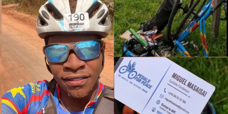 RDC : le cycliste engagé Miguel Masaisai meurt dans un accident au Congo Brazzaville