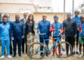 Tournée « Pédales pour la paix » : L’ambassadeur de la RDC à Brazzaville reçoit le cycliste Miguel Masasi et la délégation du CNJ